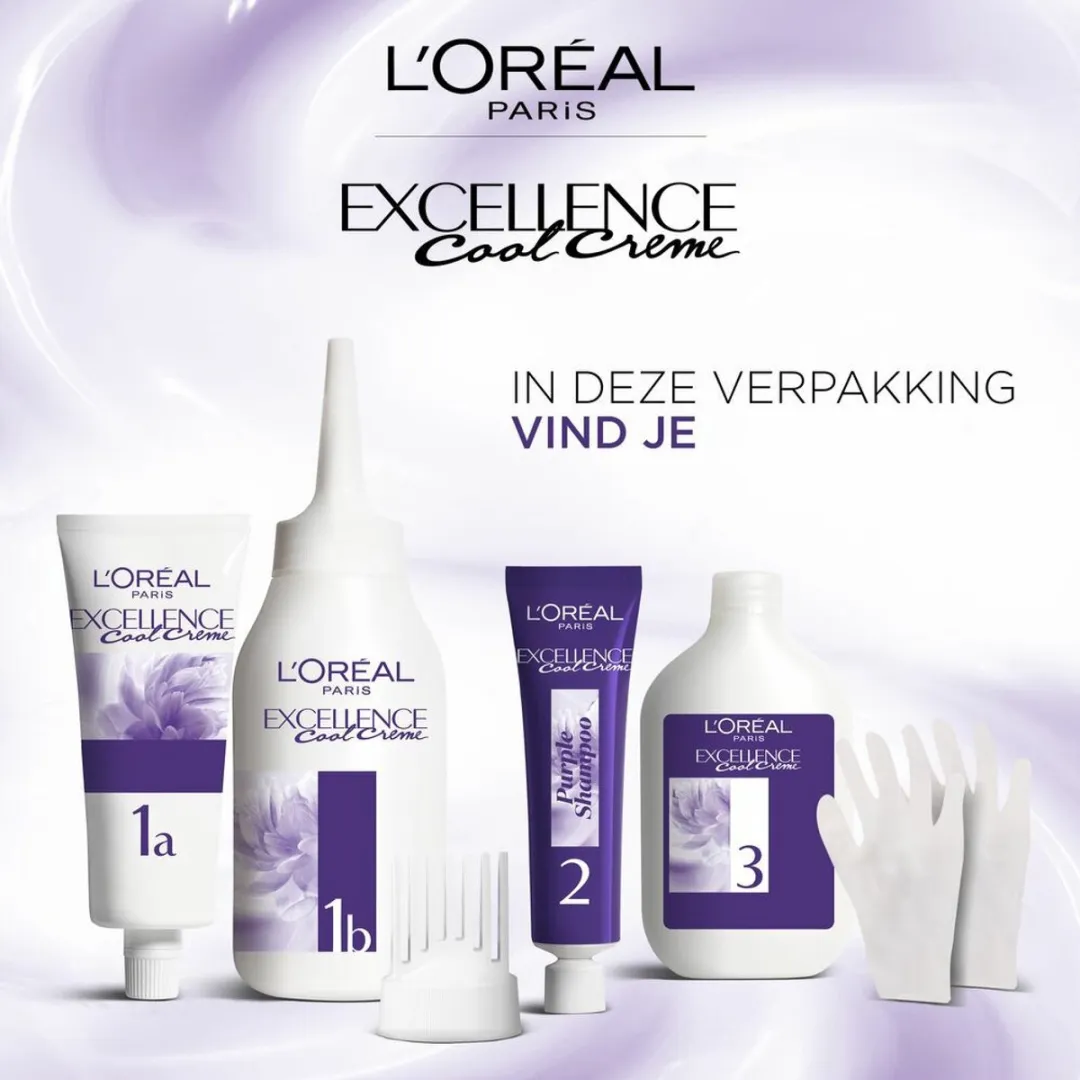 L'Oréal Paris Excellence 6.11 Permanent - 3x3g Ultra As Donkerblond