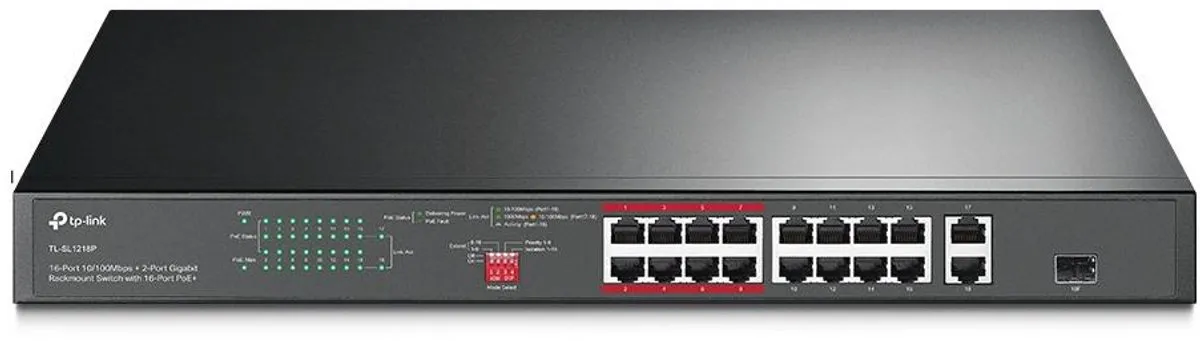 TP-Link TL-SL1218P 18-Poort Gigabit Switch