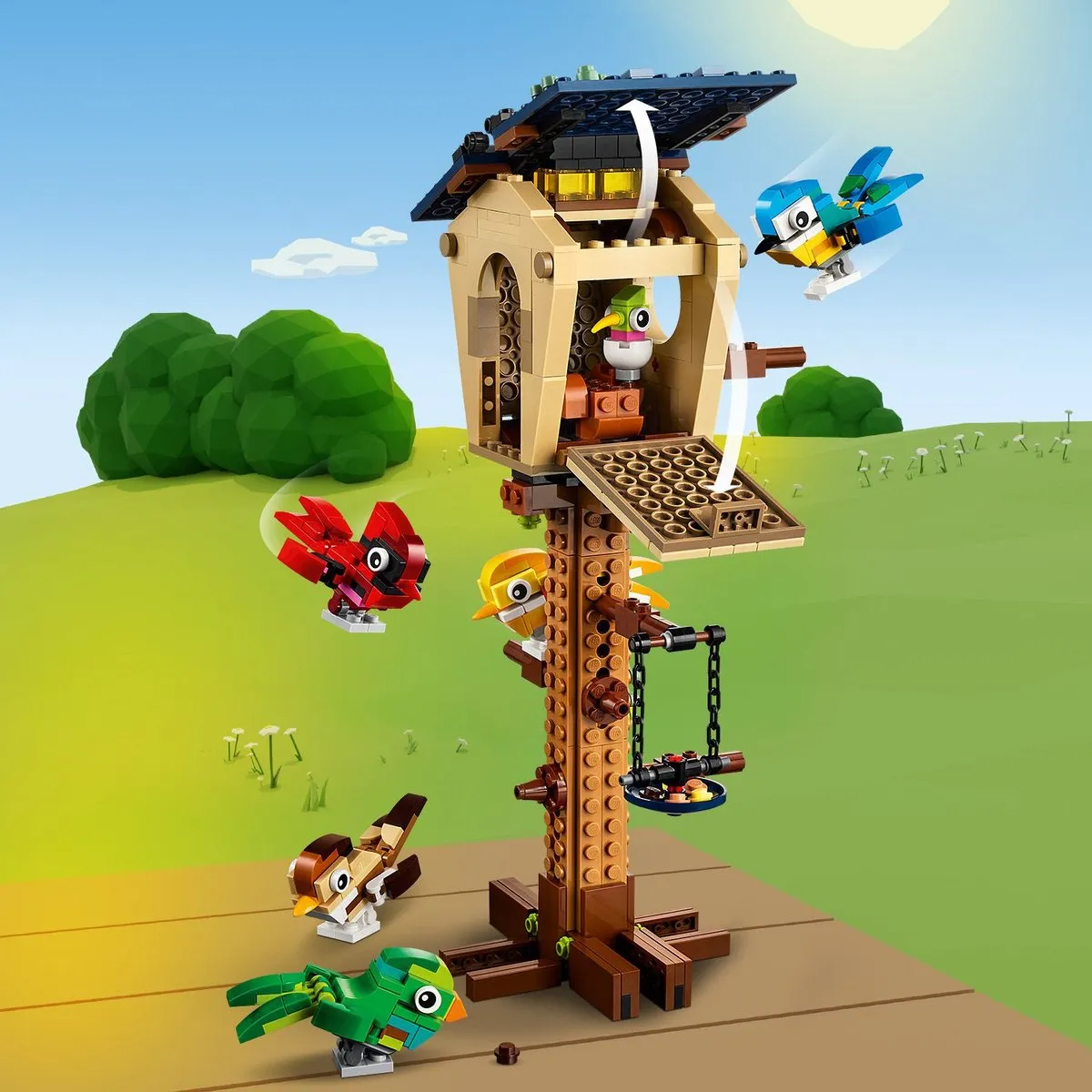 LEGO Creator 3-in-1 Vogelhuisje 31143 - 476 Stukken - afbeelding 6 van 6