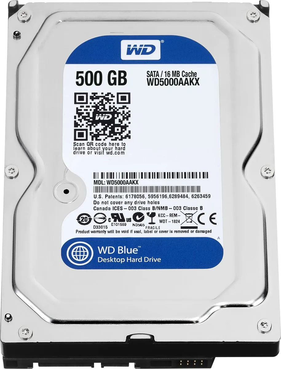 Western Digital WD5000AAKX Interne Harde Schijf 500GB