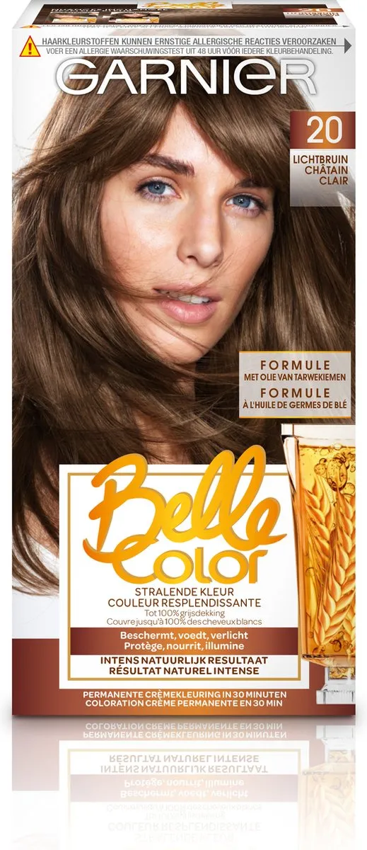 Garnier Belle Color Haarverf 20 Lichtbruin - afbeelding 6 van 6