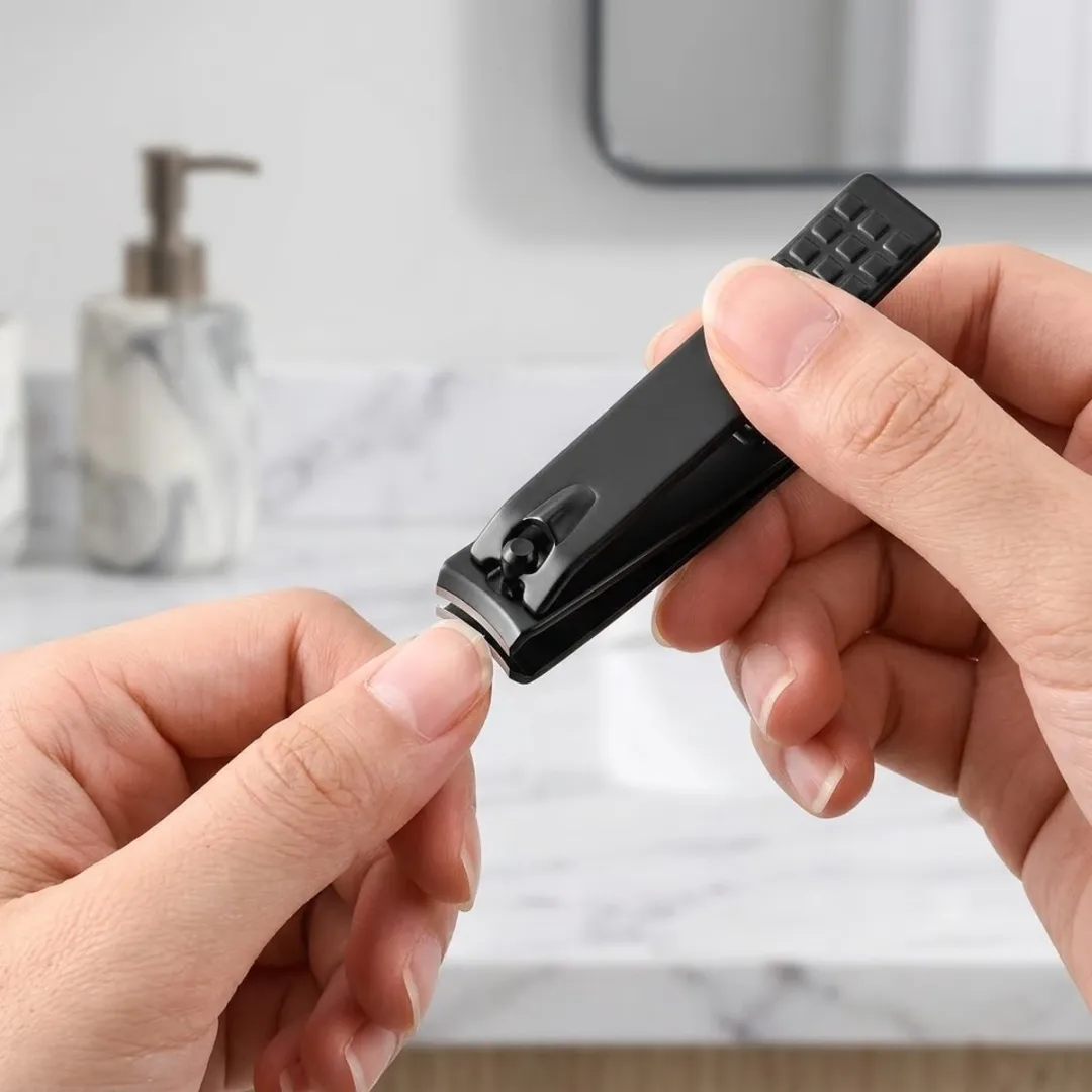 NuveX Nagelknipper Set 3-delig - Zwart - Roestvrij staal