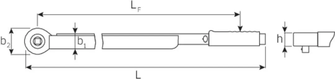 Stahlwille 721NF/80 Momentsleutel 3/4" 20mm