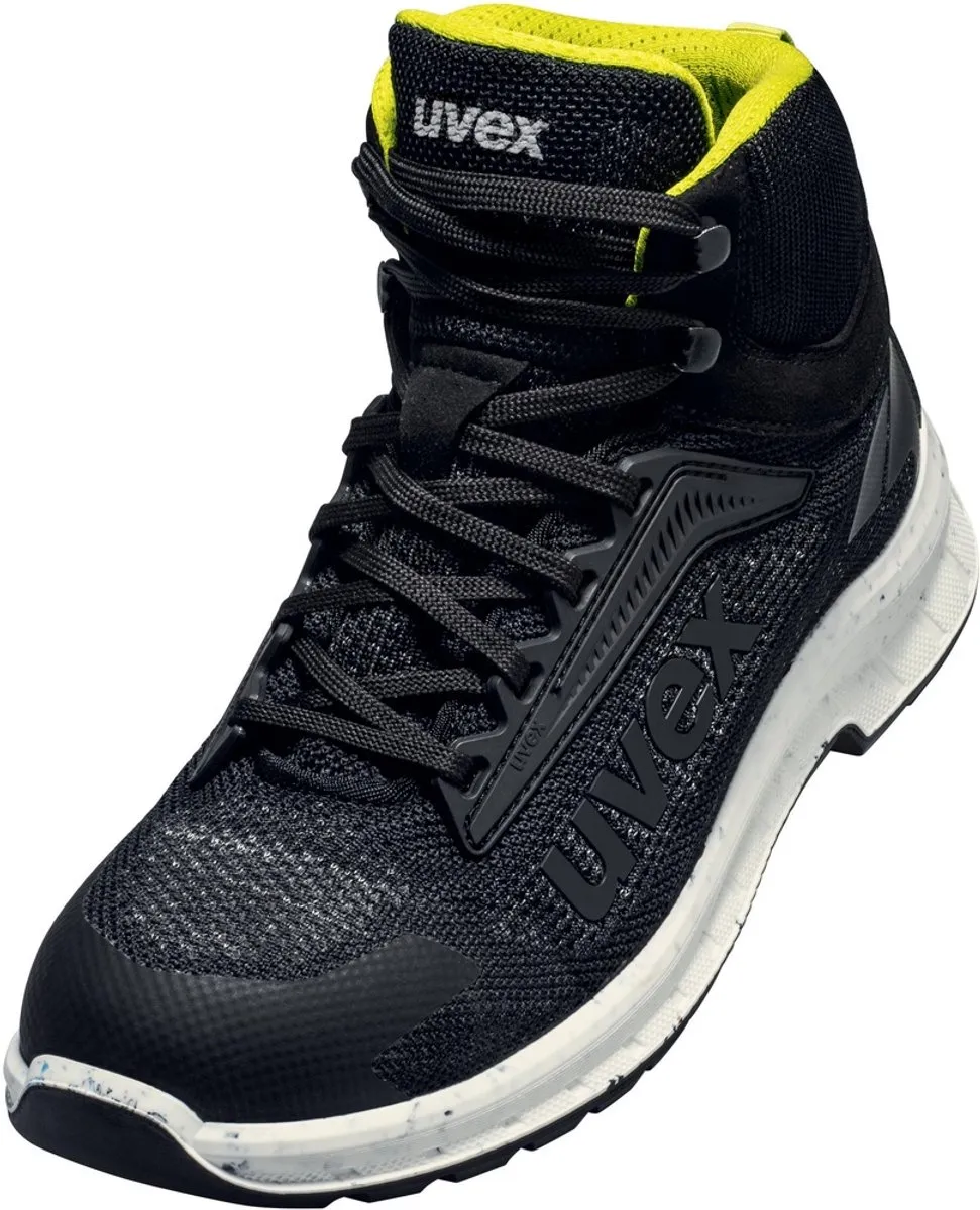 Uvex 2 Trend S1 PS 69043 Veiligheidsstiefel - 45 - Zwart/Geel