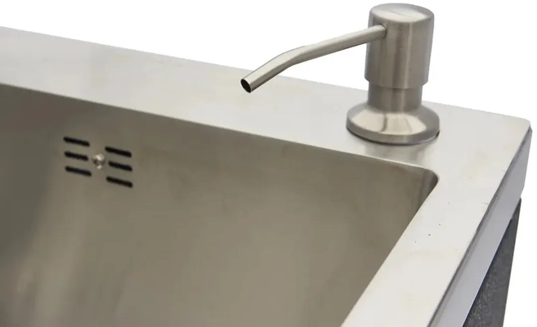 HBM H130680 Wasbak met Kraan - Zwart