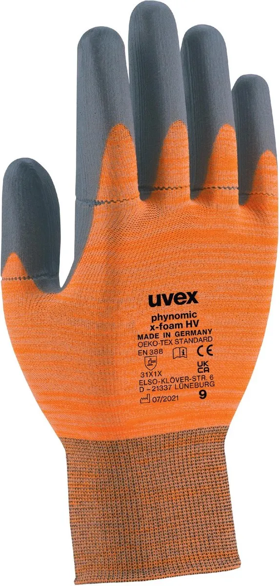 Uvex Phynomic X-Foam HV 6005411 Werkhandschoen