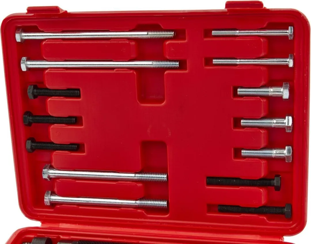 HBM Vliegwieltrekker Set 46-delig - Rood
