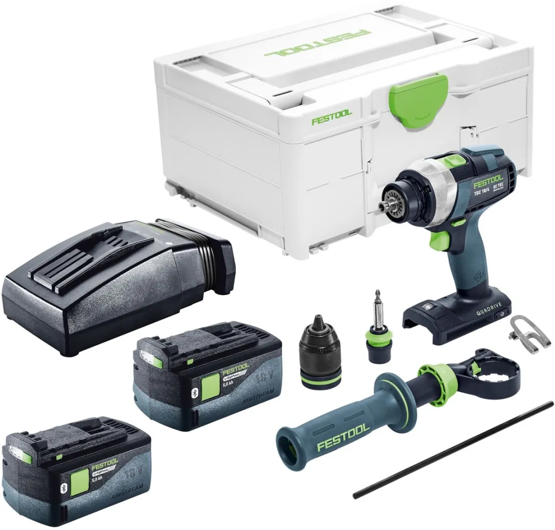 Festool TDC 18/4 I-Basic Accuschroefboormachine 75Nm