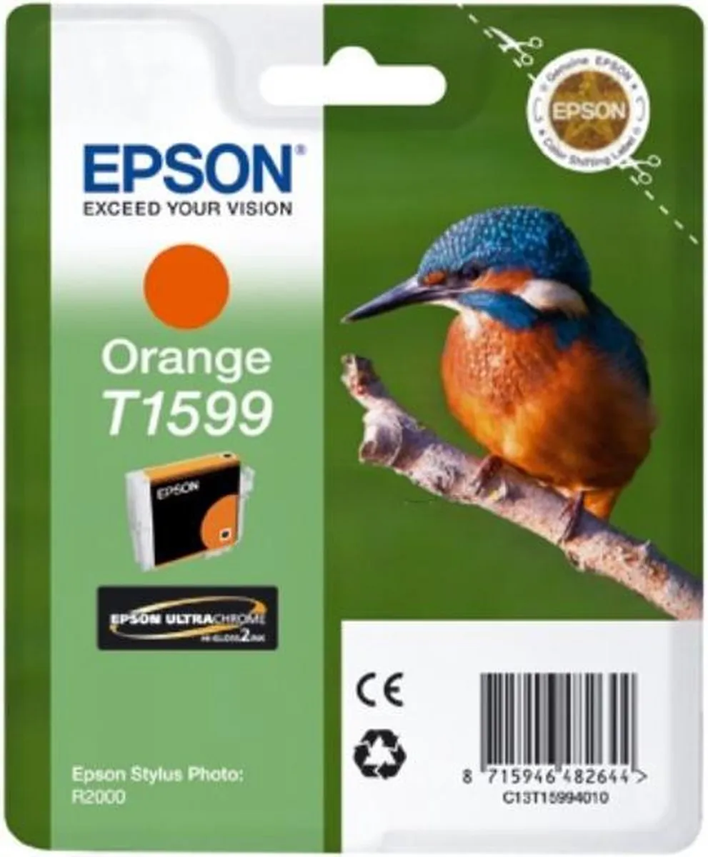 Epson T1599 Inktcartridge Oranje - 17ml