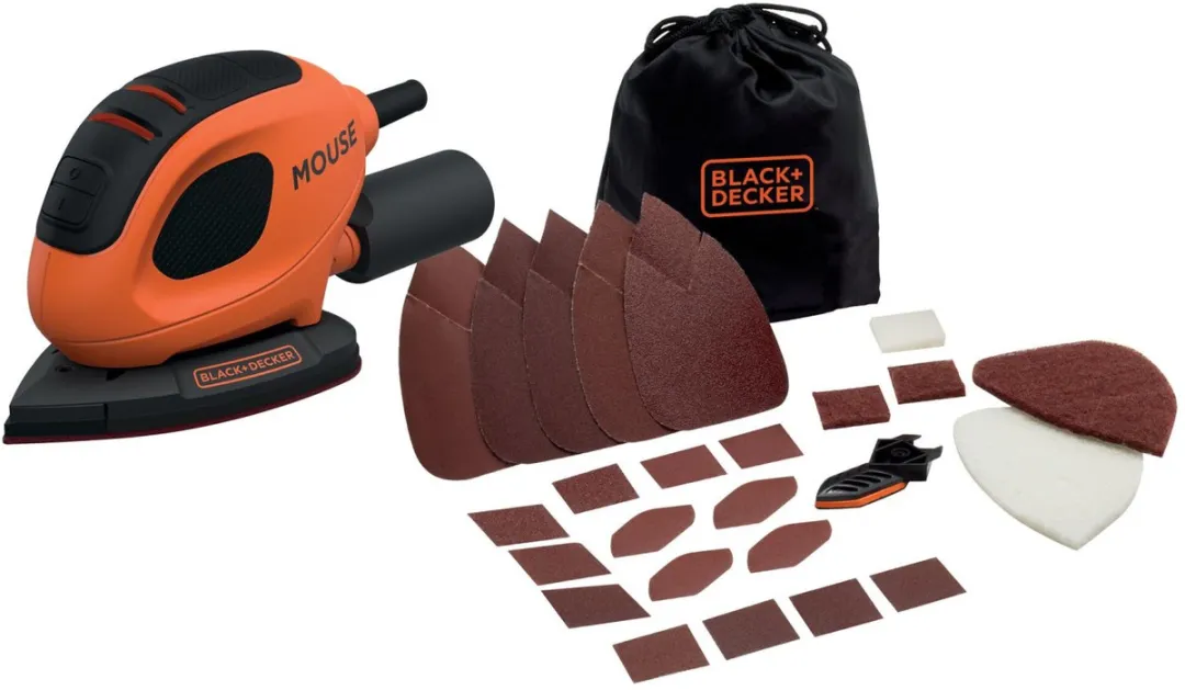 BLACK+DECKER BEW230BC-QS Schuurmachine - 55W - 15 Accessoires