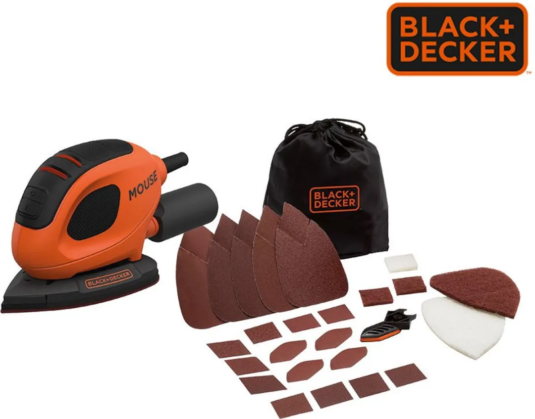 BLACK+DECKER BEW230BC-QS Schuurmachine - 55W - 15 Accessoires