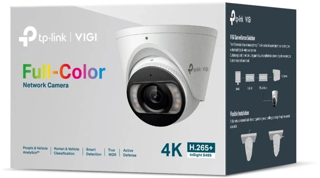 TP-Link INSIGHT S485(4MM) Beveiligingscamera - Wit