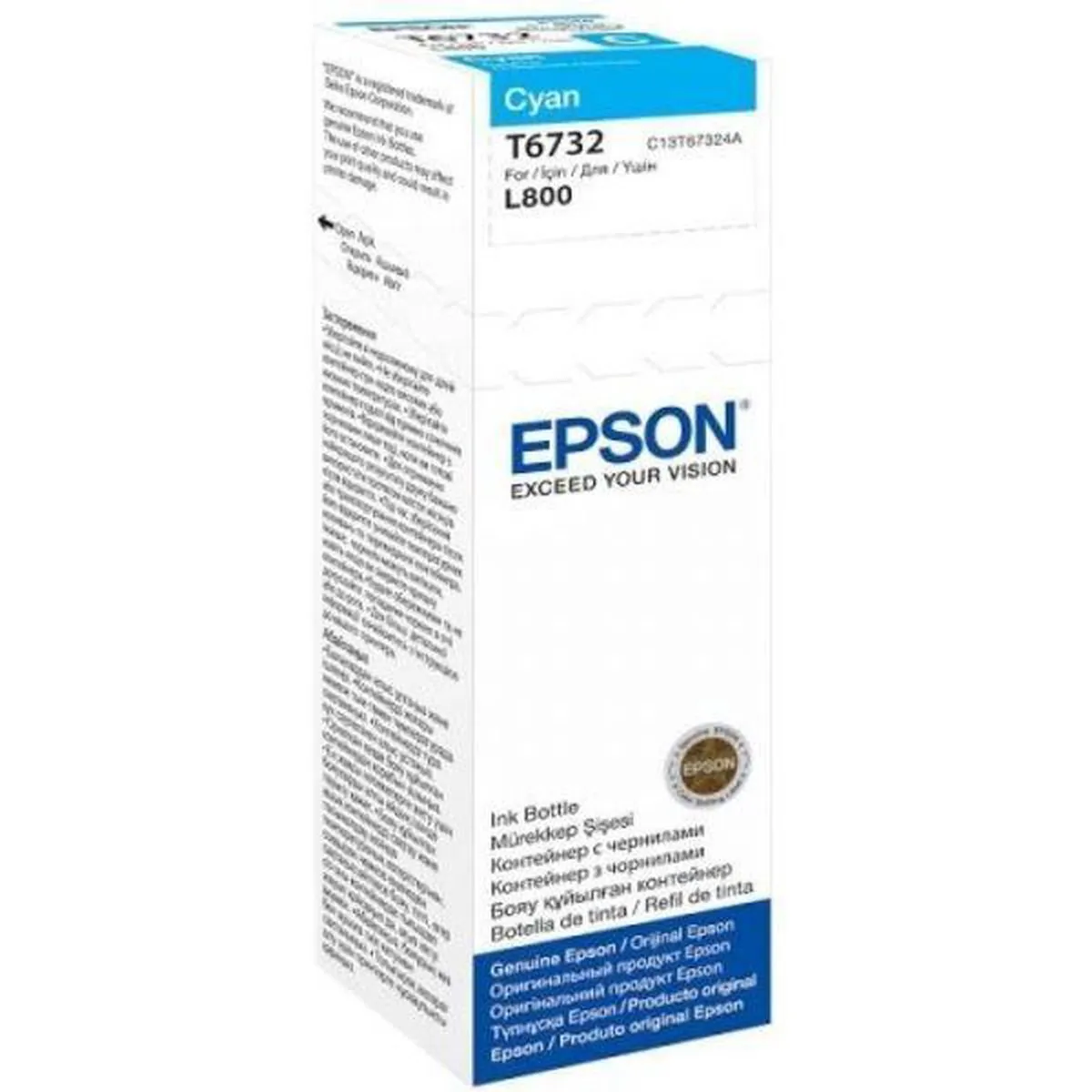 Epson T6732 Foto Cyaan C13T67324A - Inktcartridge