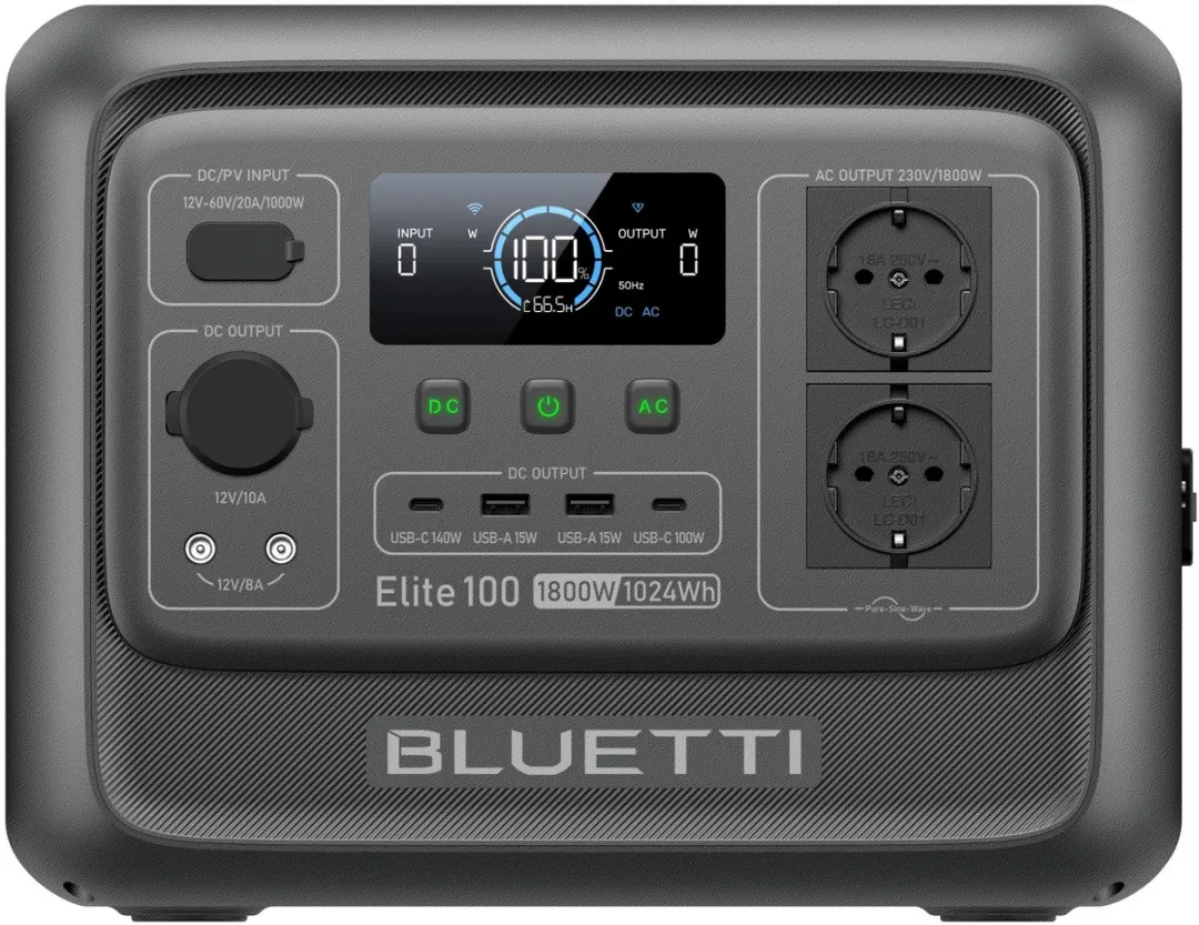 Bluetti Elite 100 V2 Draagbare Stroomgenerator 1024Wh