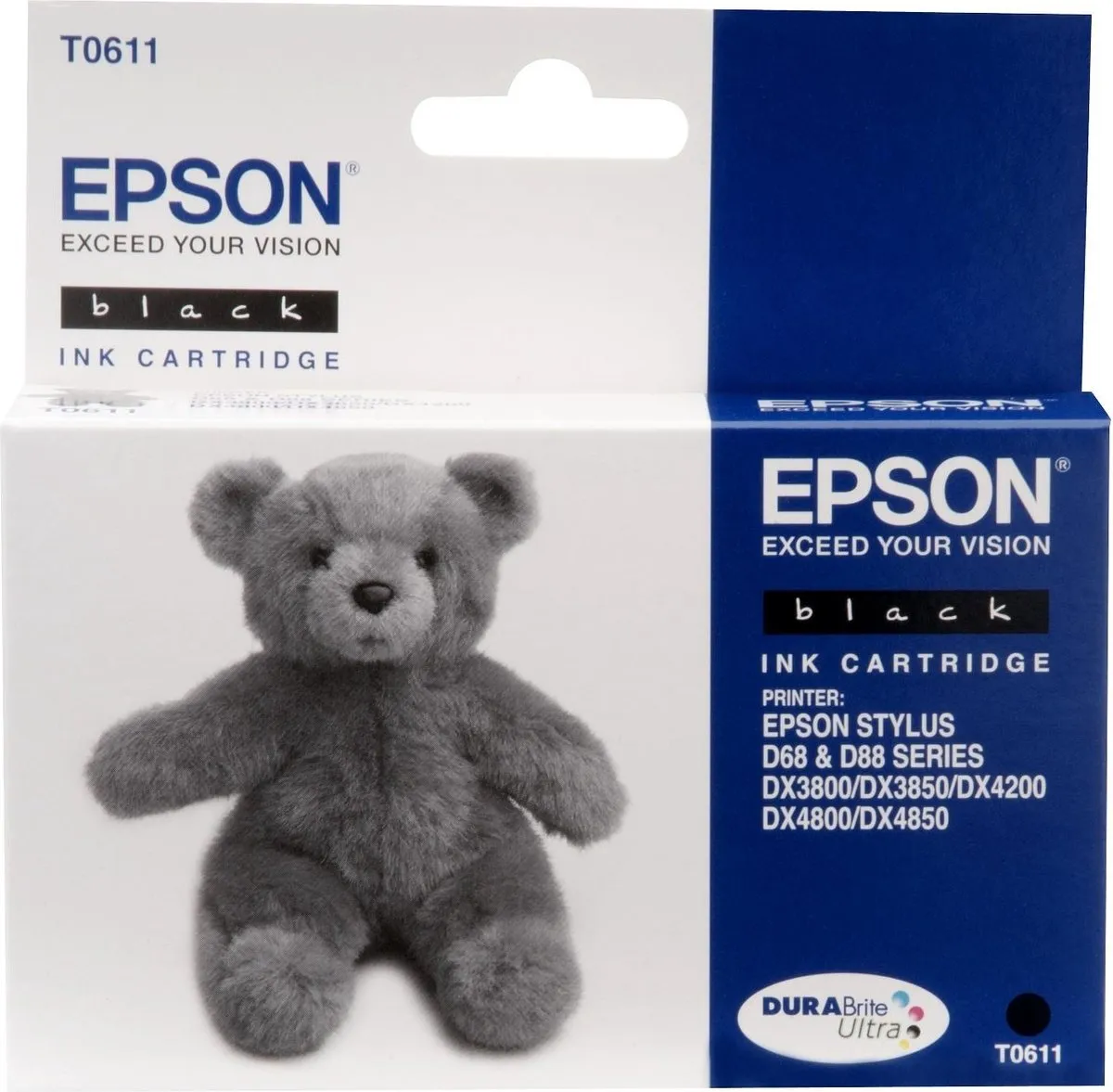 Epson T0611 Inktcartridge Zwart - 250 pagina's