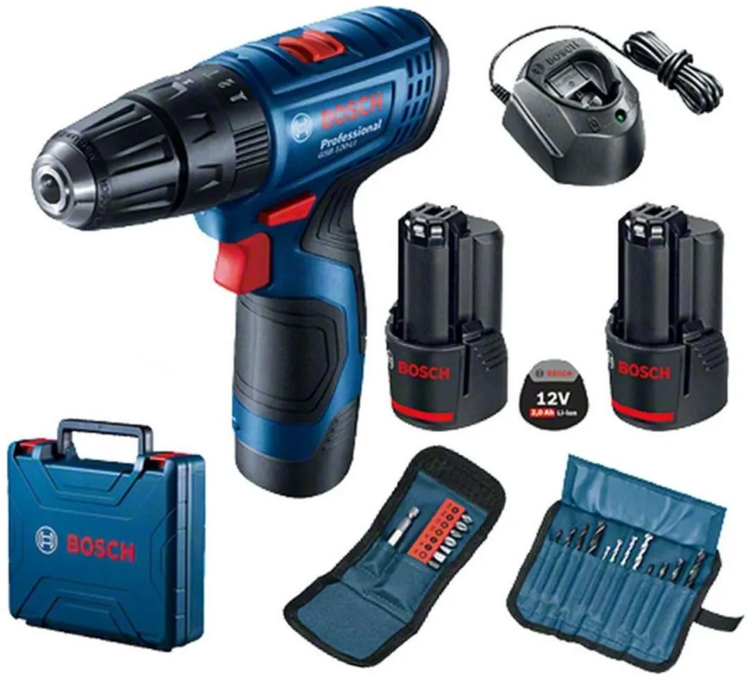 Bosch 12V Accu-schroevendraaier 06019G8102 - 2x 2,0Ah - 23-delig
