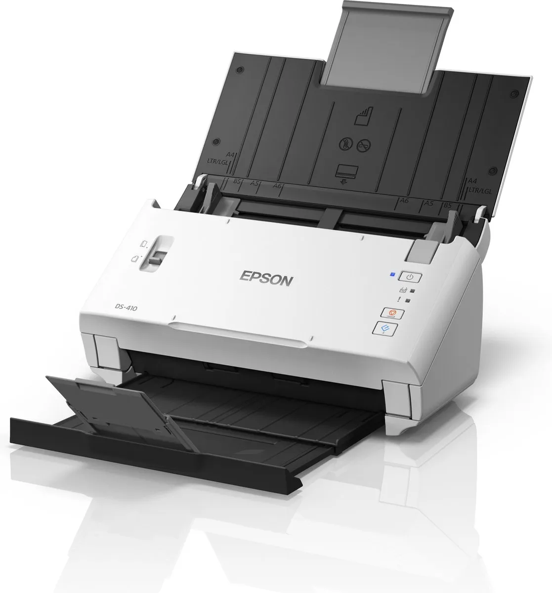 Epson WorkForce DS-410 Scanner - A4 Sheetfeeder - Wit