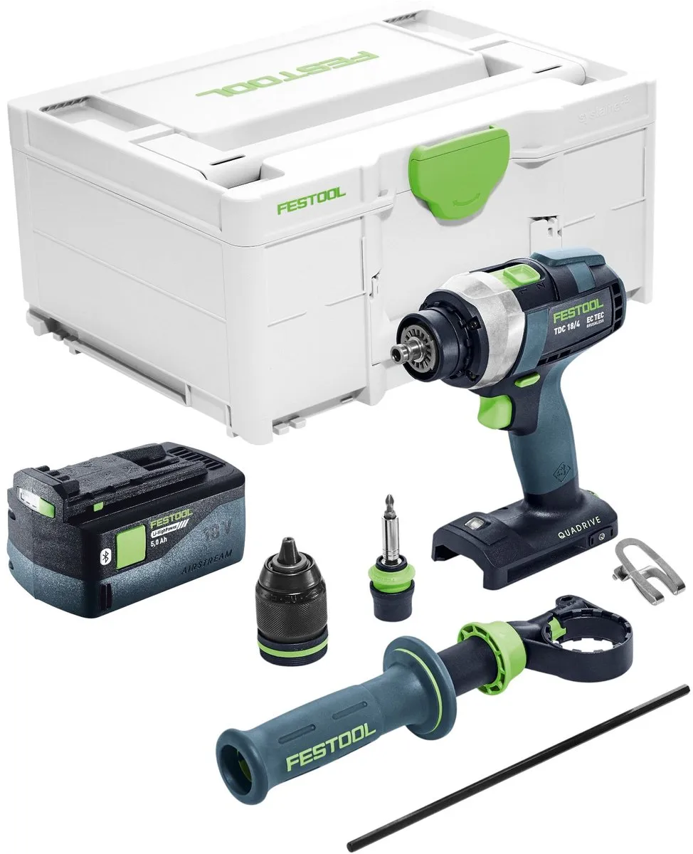 Festool TDC 18/4 I-Basic Accuschroefboormachine 18V 75Nm