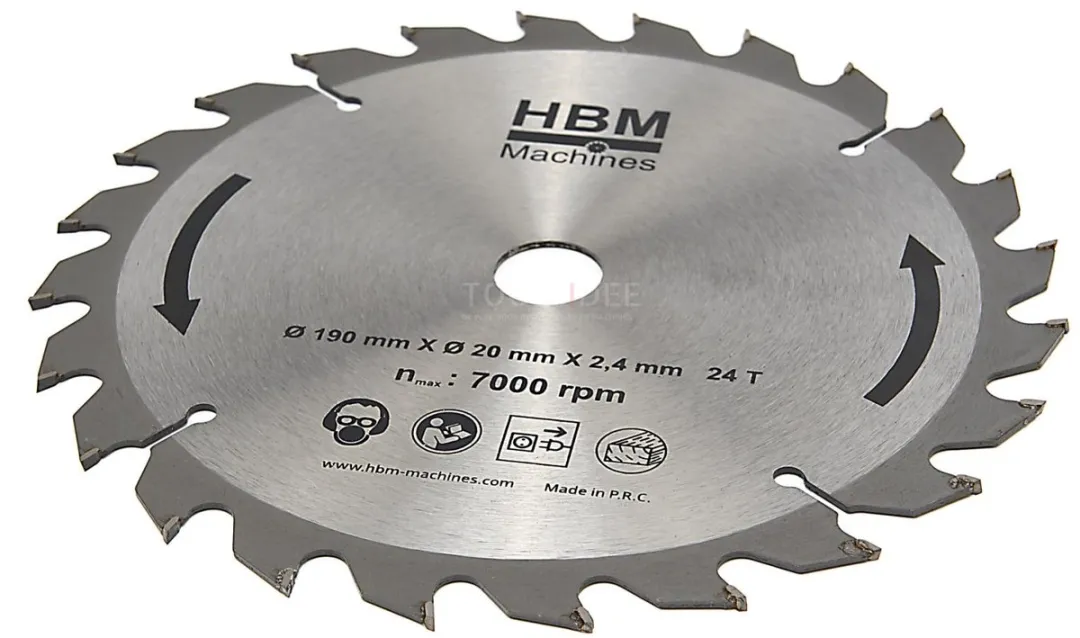 HBM Zaagblad 190mm voor Invalzaag