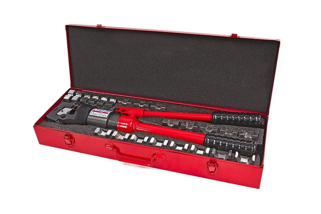HBM Machines Hydraulische Krimptang 16 Ton - 400 mm² - Rood