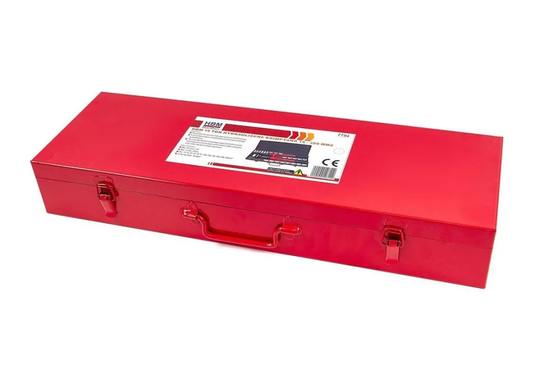 HBM Machines Hydraulische Krimptang 16 Ton - 400 mm² - Rood - afbeelding 6 van 6