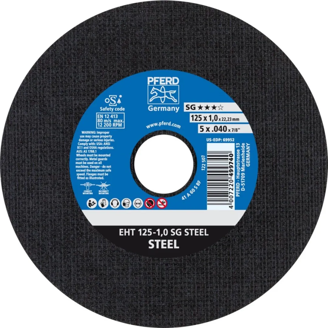 Pferd SG Staal Snijschijf Ø125x1mm