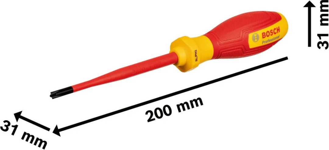 Bosch Professional VDE Schroevendraaier SL/PH 1 - 1600A02ND4 - Geel/Rood
