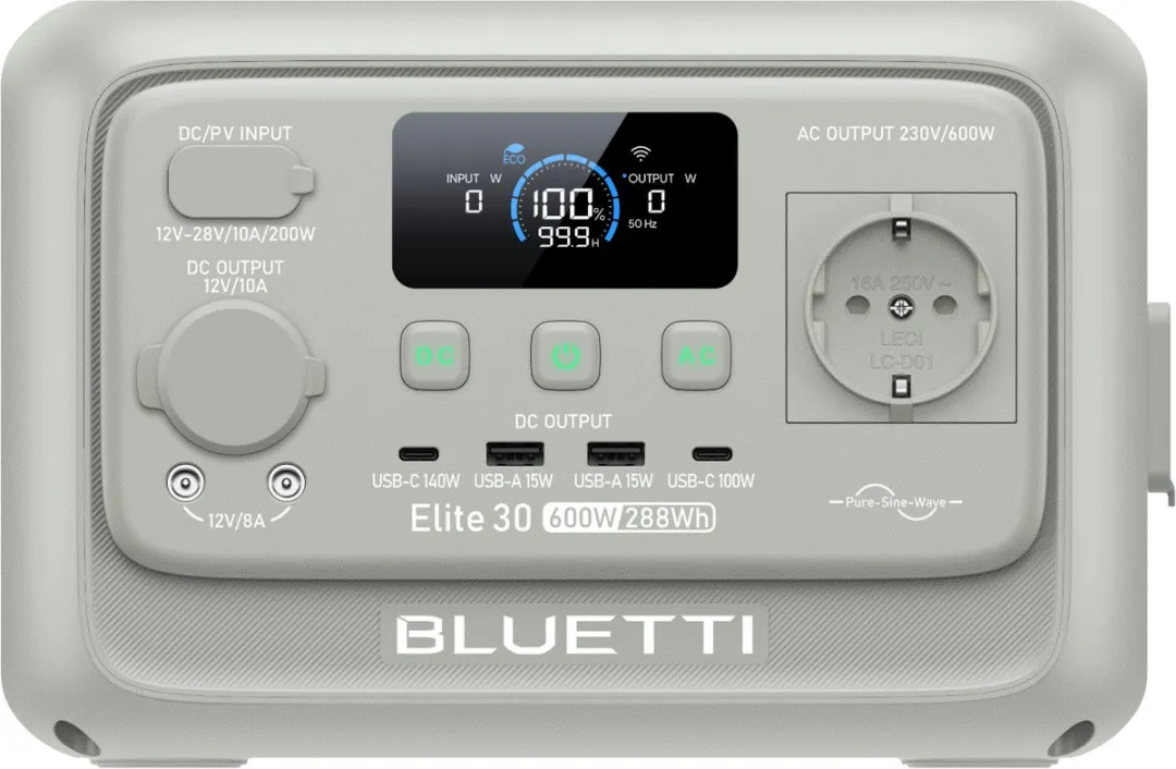 Bluetti Elite 30 V2 Powerstation 288Wh