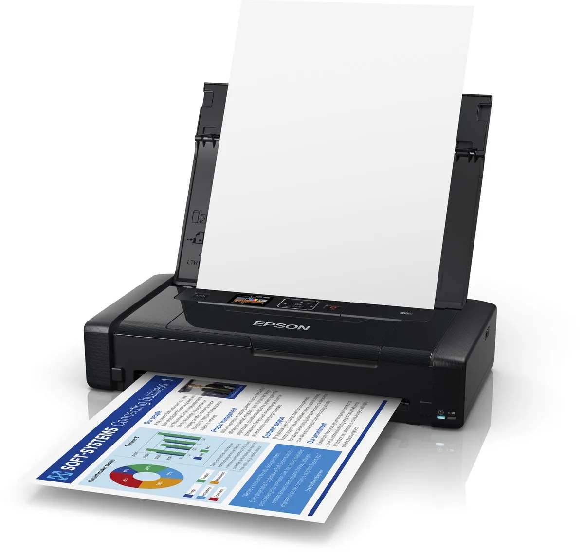 Epson Workforce WF-110W Draagbare Inkjet Printer - Zwart