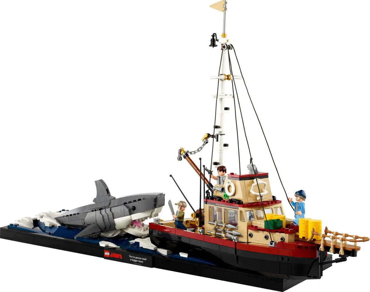 LEGO Ideas Jaws 21350 - 1497 Stukken - 3 Minifiguren - afbeelding 6 van 6