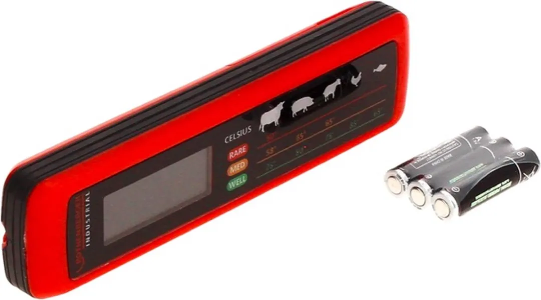 Rothenberger RoGrill Thermometer - Rood/Zwart