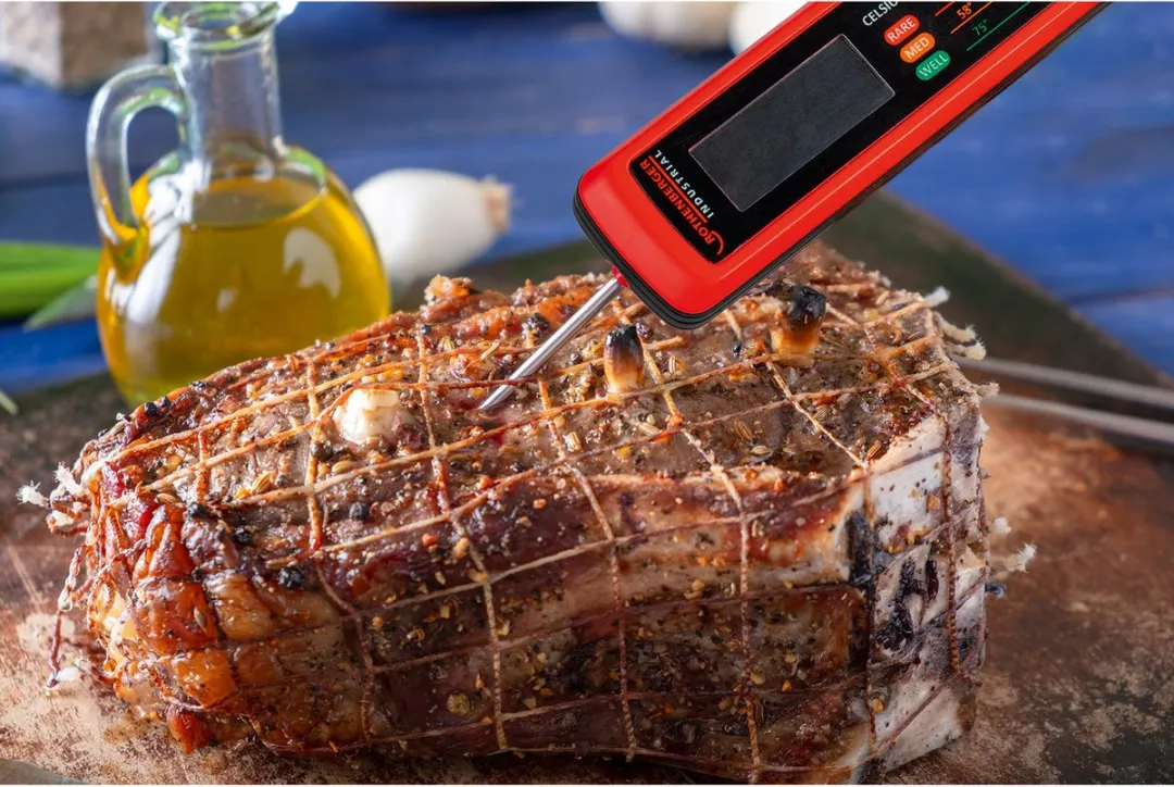 Rothenberger RoGrill Thermometer - Rood/Zwart