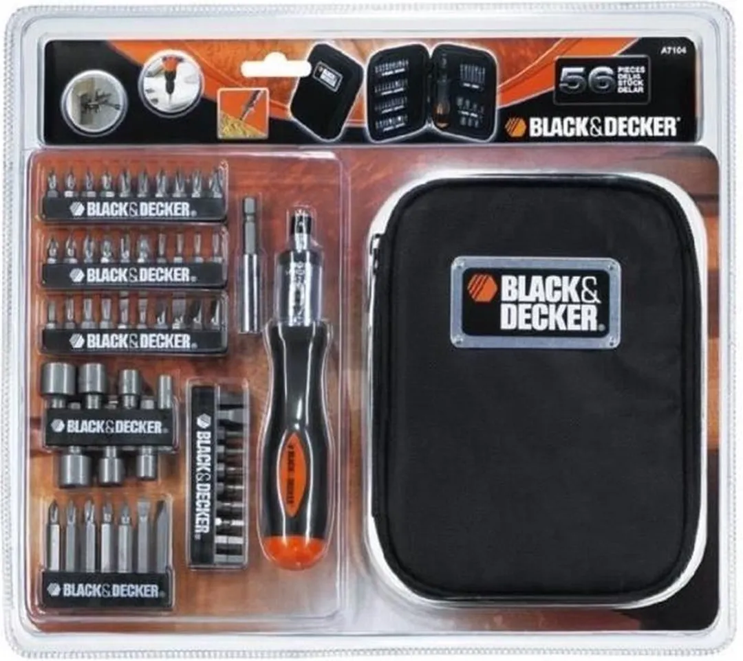BLACK+DECKER A7104 Ratelschroevendraaierset
