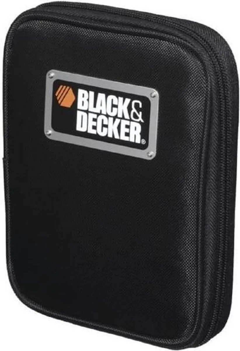 BLACK+DECKER A7104 Ratelschroevendraaierset - 56-delig - Zwart