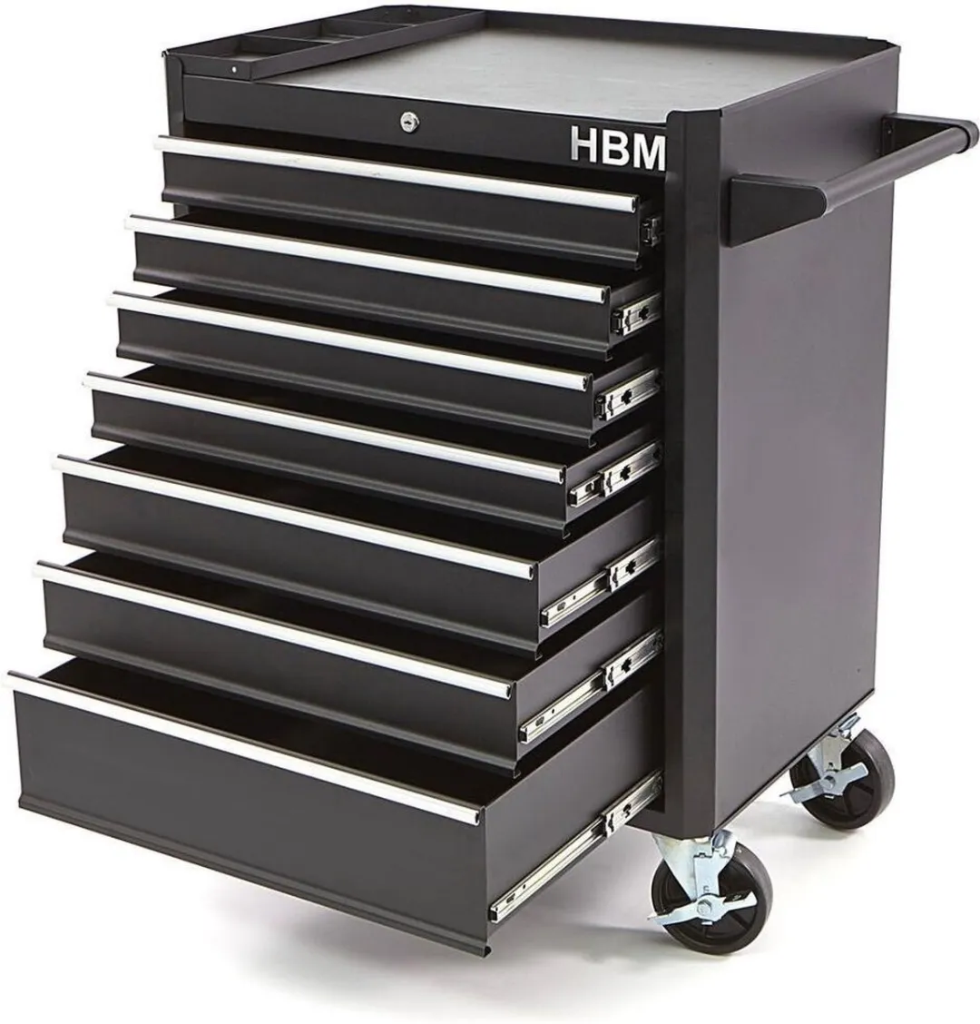 HBM Machines 7-Laden Gereedschapswagen 40kg
