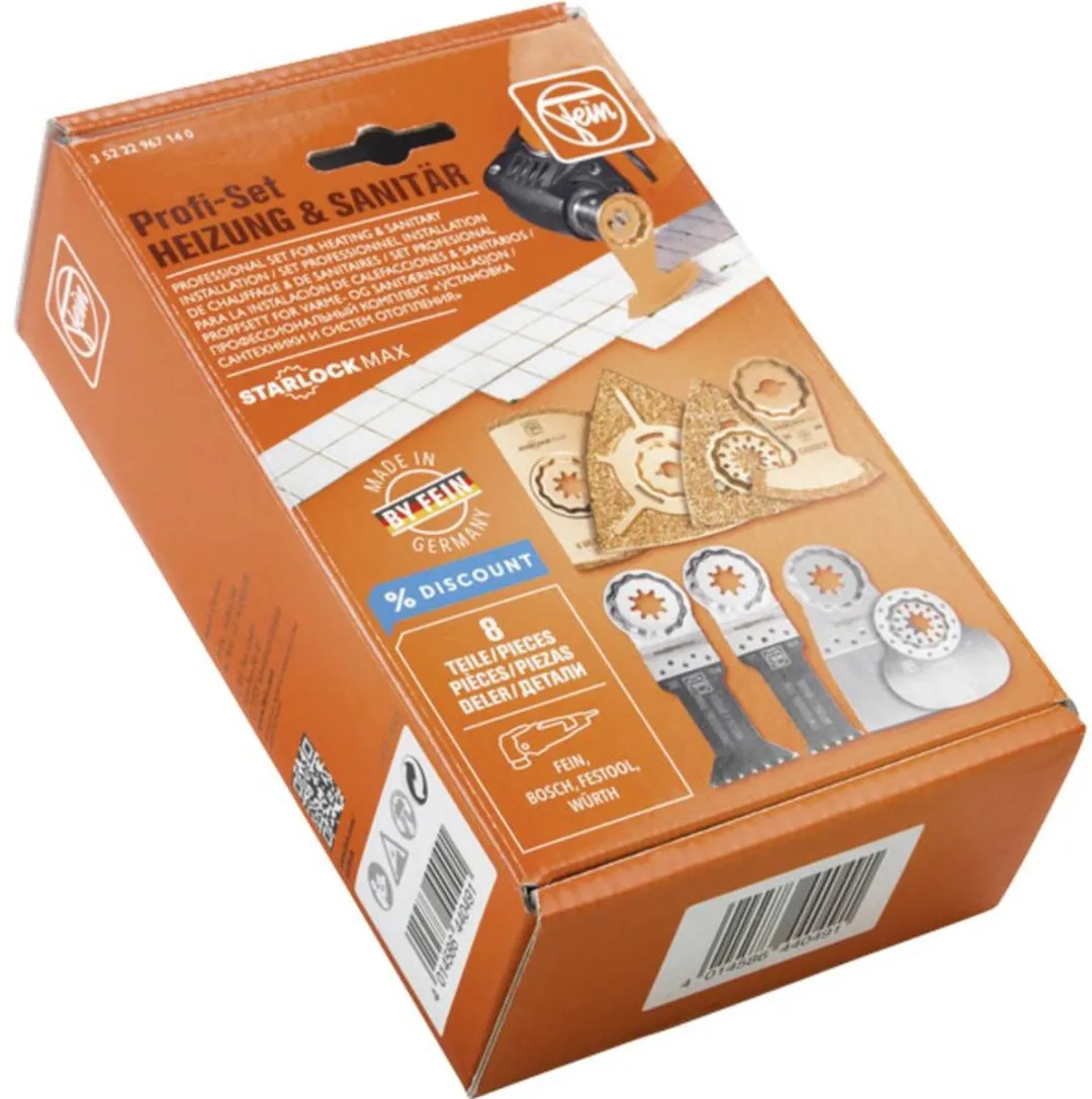 Fein StarlockMax Zaagbladenset 35222967140 - 8 Stuks