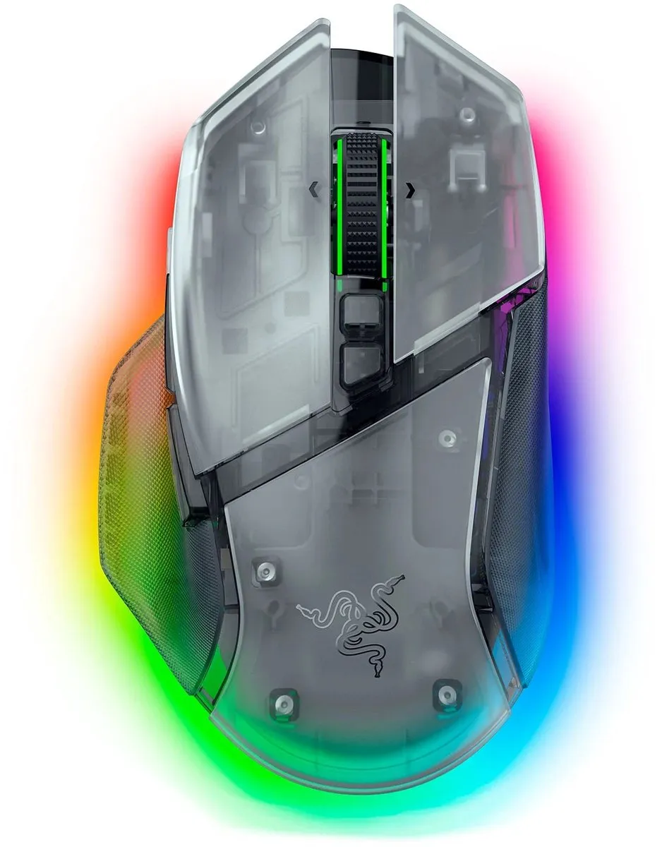 Razer Basilisk V3 Pro 35K Draadloze Gaming Muis - Phantom Wit