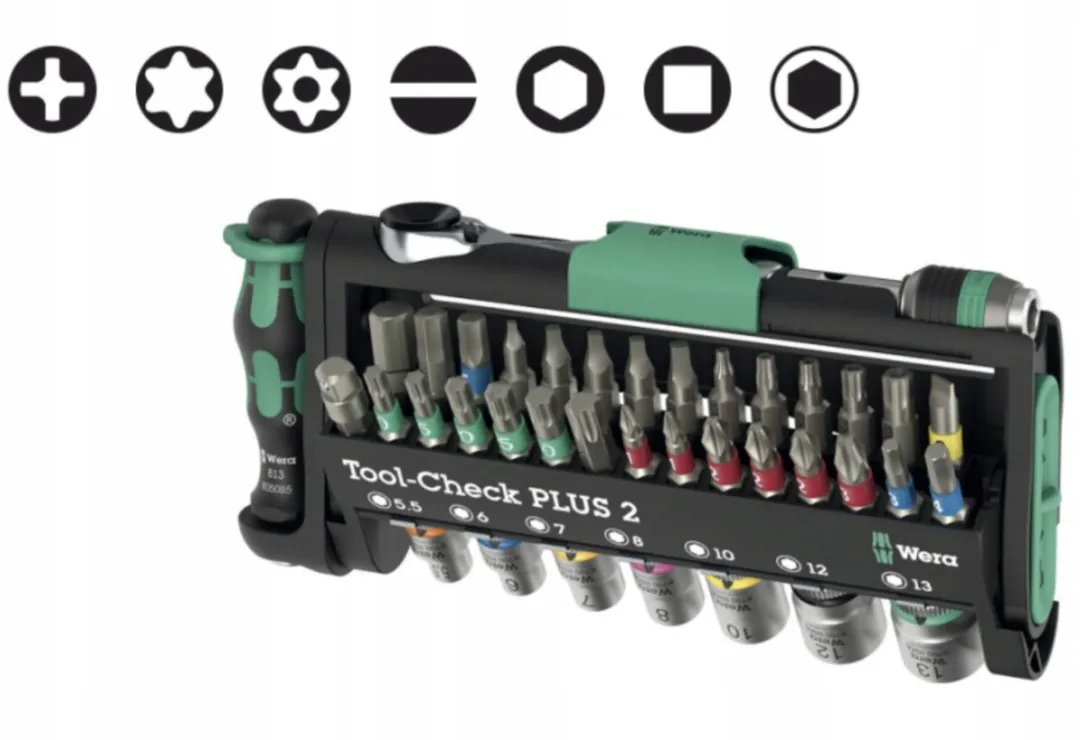 Wera Tool-Check PLUS 2 Dopsleutel- en Bitset 39-delig