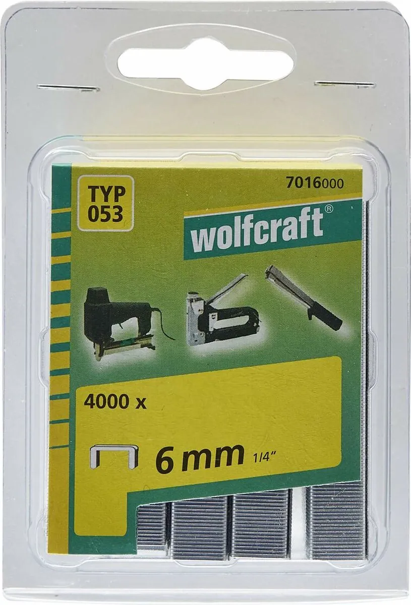 Wolfcraft Nieten met brede rug 7016000 - 4 Stuks