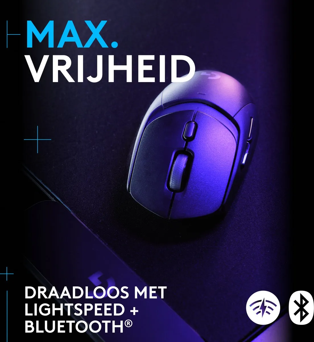 Logitech G G309 Lightspeed Draadloze Gaming Muis - Zwart