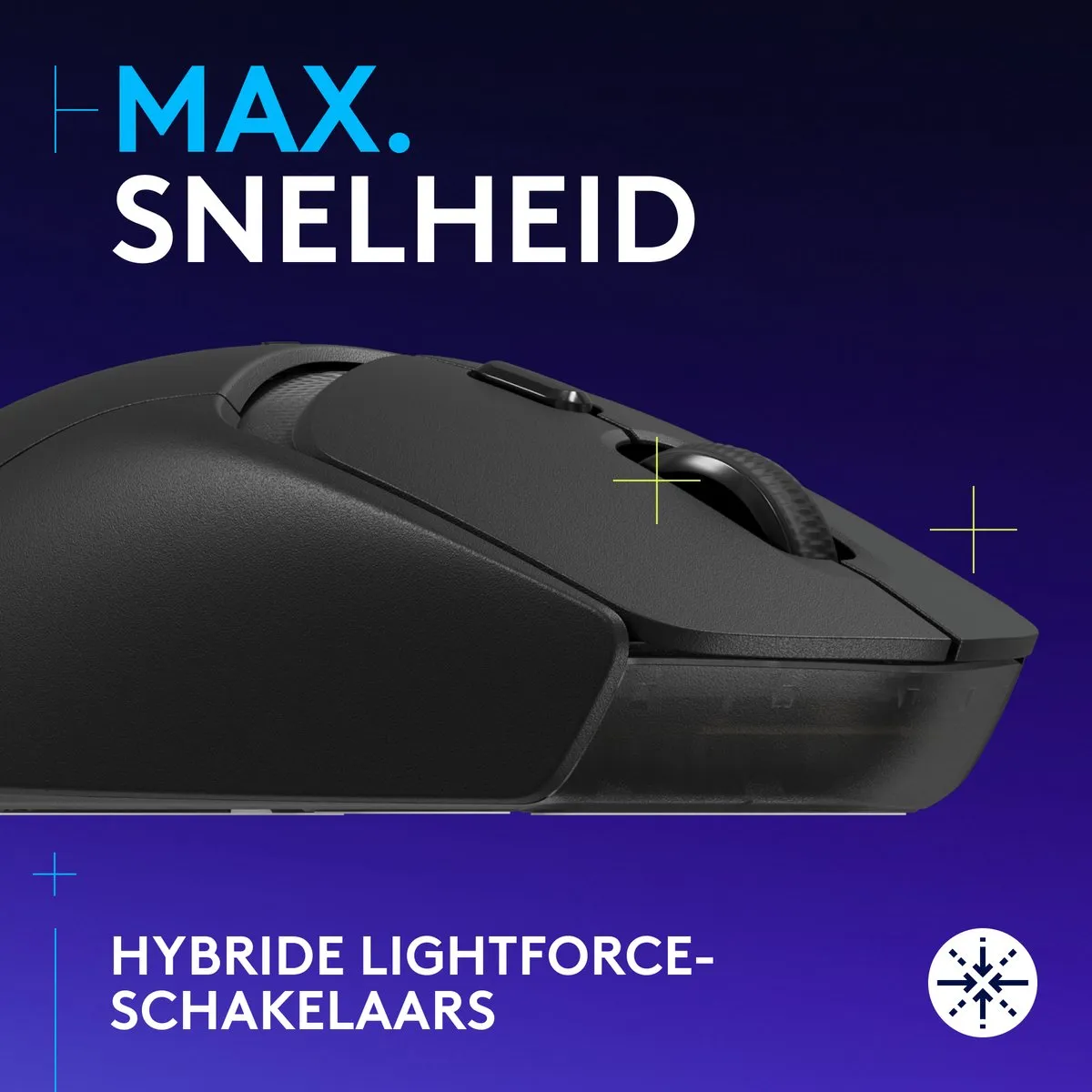 Logitech G G309 Lightspeed Draadloze Gaming Muis - Zwart