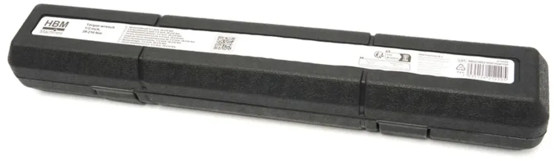 HBM Momentsleutel 1/2" 28-210Nm - Verchroomd