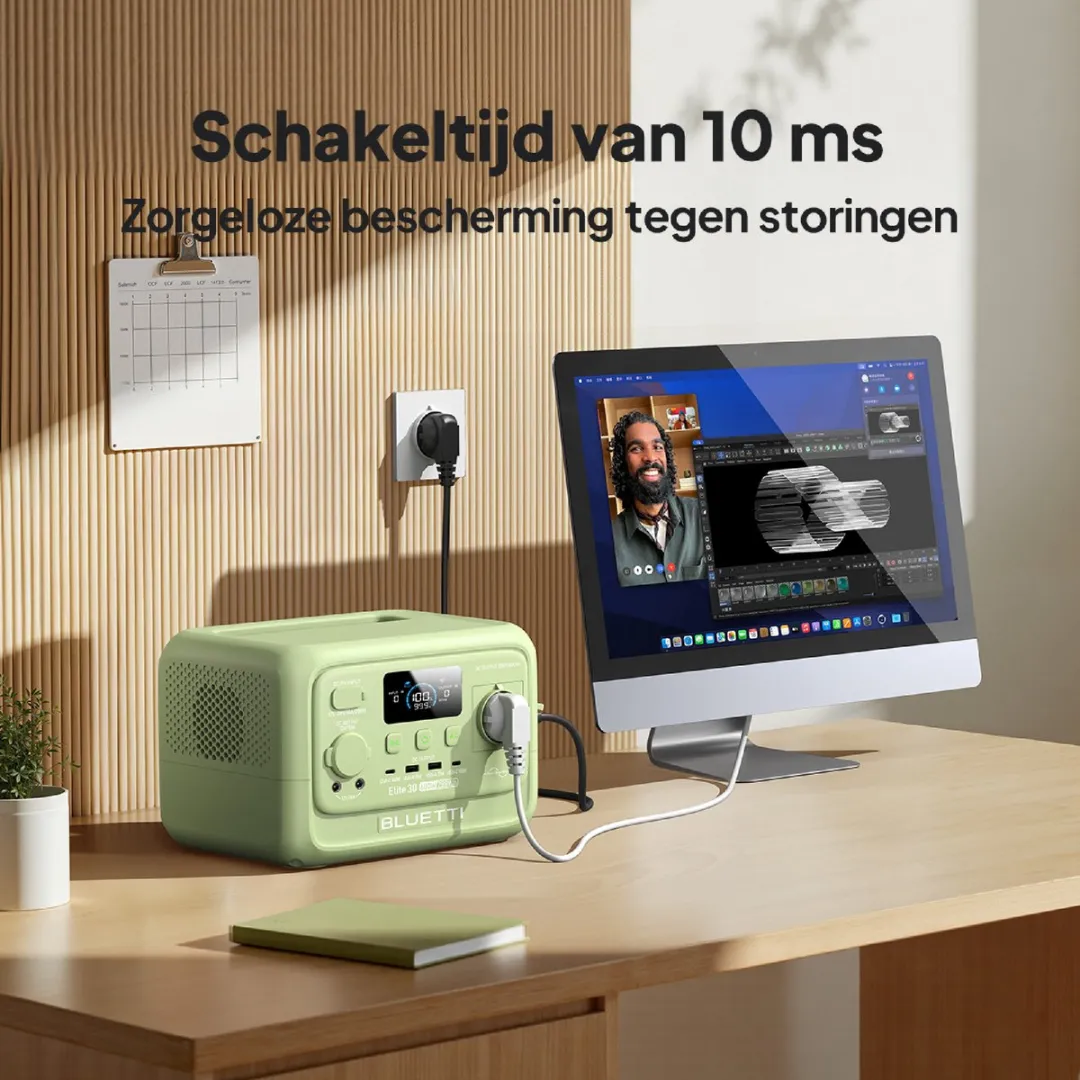 Bluetti Elite 30 V2 Draagbaar Stroomstation 600W