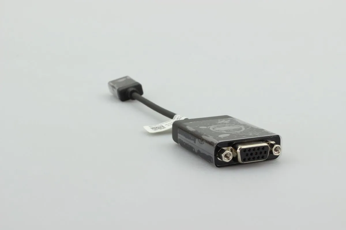 Dell MiniHDMI/VGA Adapter - Zwart