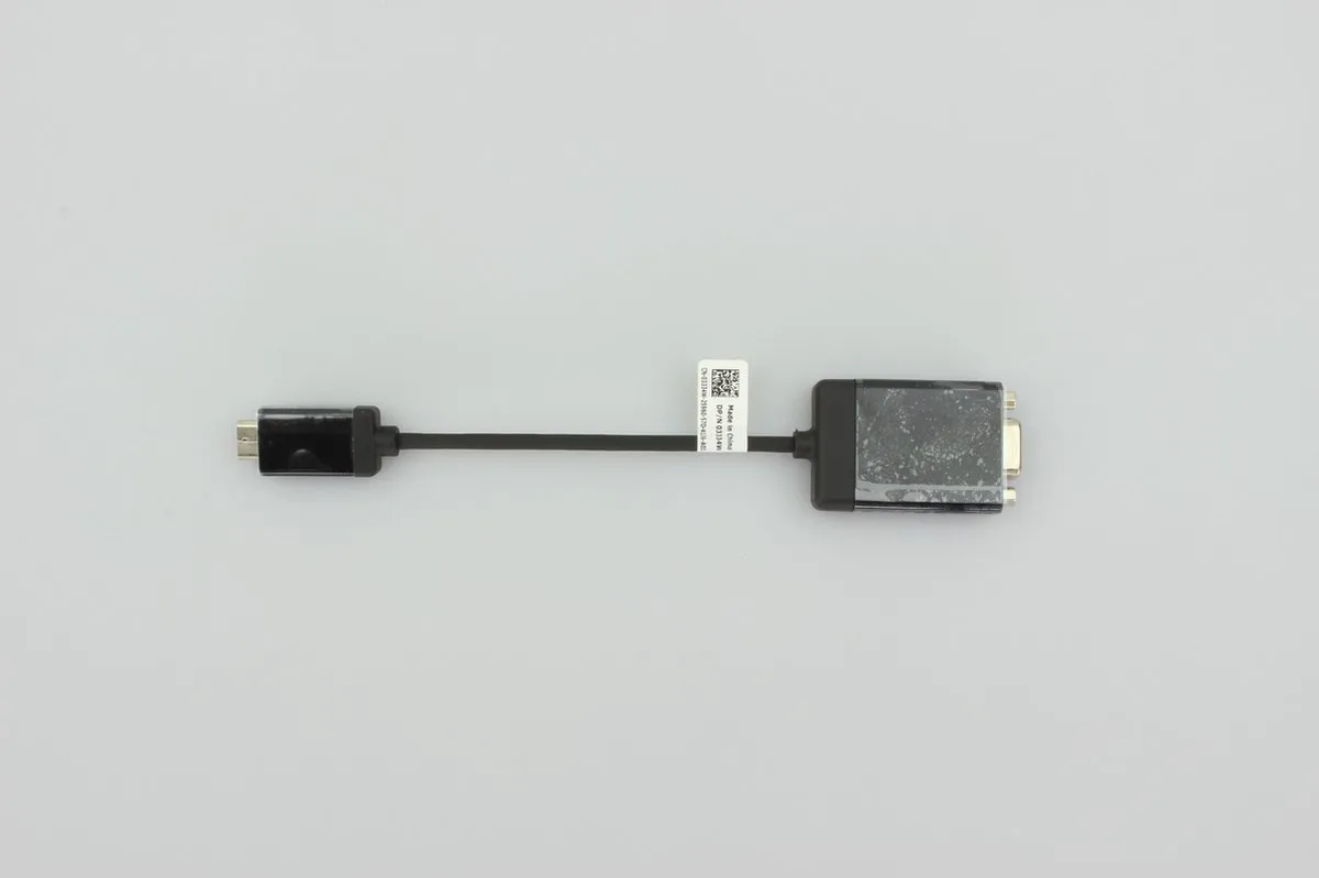 Dell MiniHDMI/VGA Adapter - Zwart