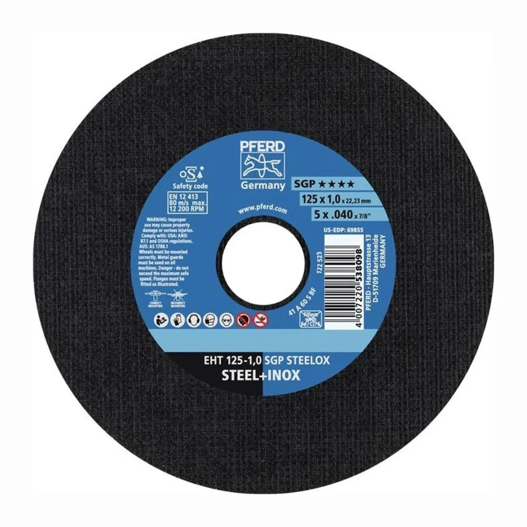 Pferd SGP STEELOX Snijschijf Ø125mm x 1mm - Metaal