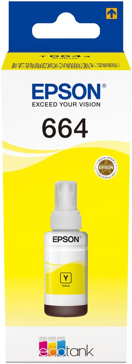 Epson T6641 Geel Inktfles 70ml - o.a. ET-14000/ET-16500