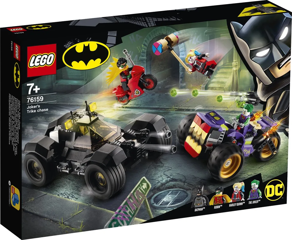 LEGO Batman Joker's Trike Achtervolging 76159