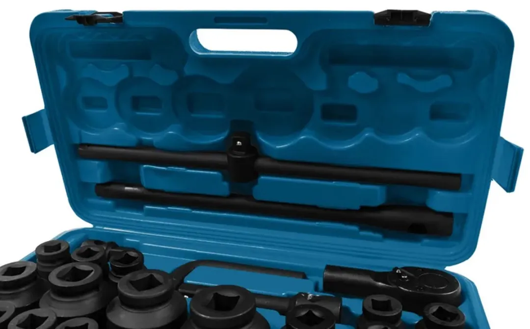 HBM 3/4" Krachtdoppenset 26-delig - Blauw