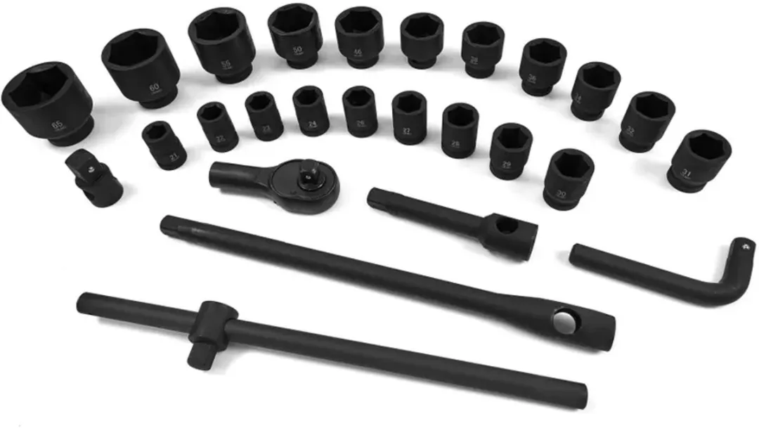 HBM 3/4" Krachtdoppenset 26-delig - Blauw